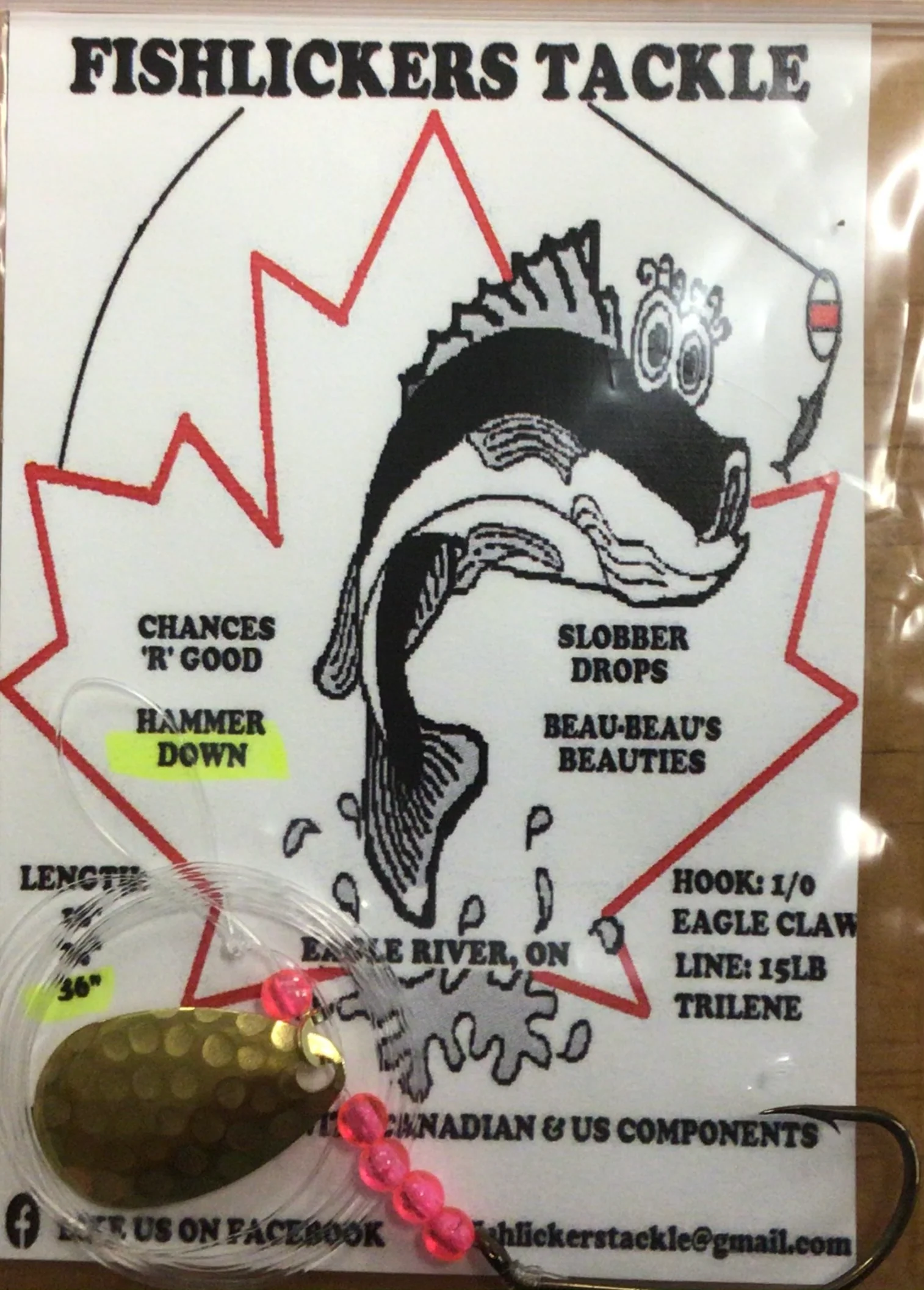 FishLicker Walleye Spinner