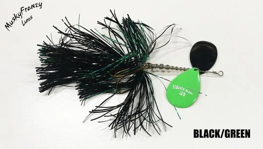 Musky Frenzy IC9 Stagger Blade Bucktail - Image 2