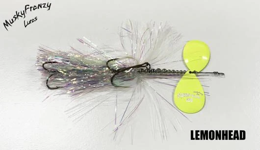 Musky Frenzy IC9 Stagger Blade Bucktail - Image 7