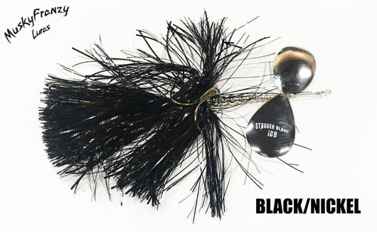 Musky Frenzy IC9 Stagger Blade Bucktail - Image 9