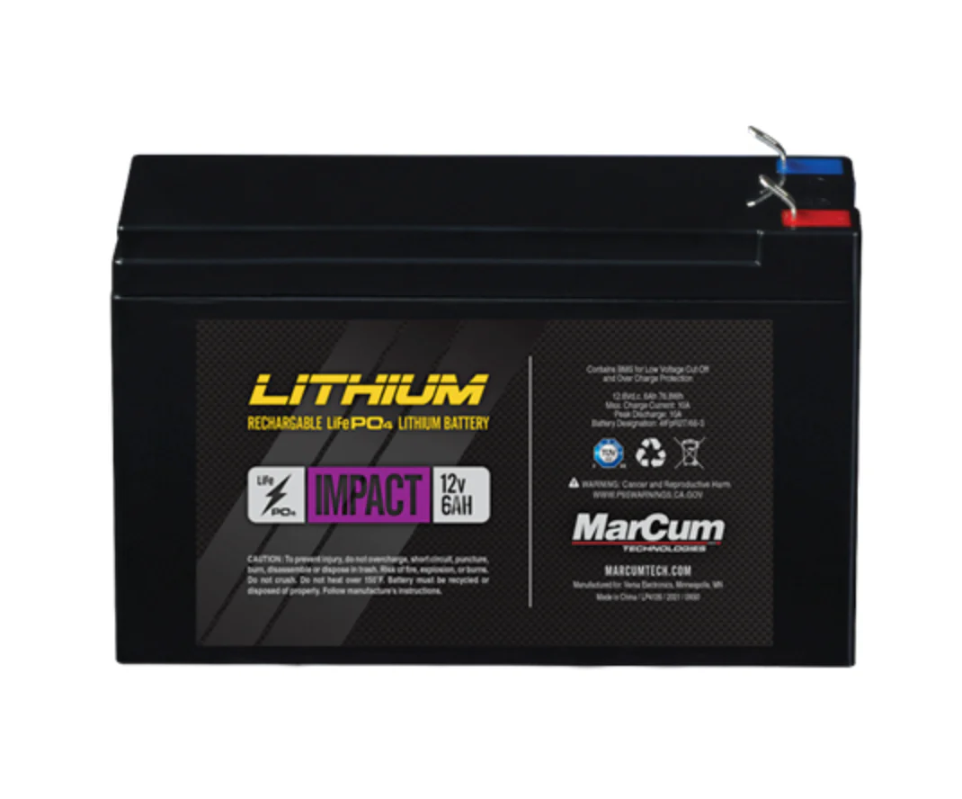 Marcum "Impact" Lithium 12V 6AH Battery only