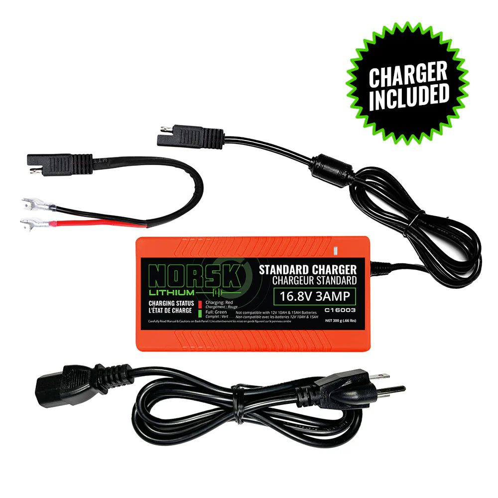 Norsk 14.8V 30AH Lithium-Ion Bluetooth Battery (With Charger) - Image 3