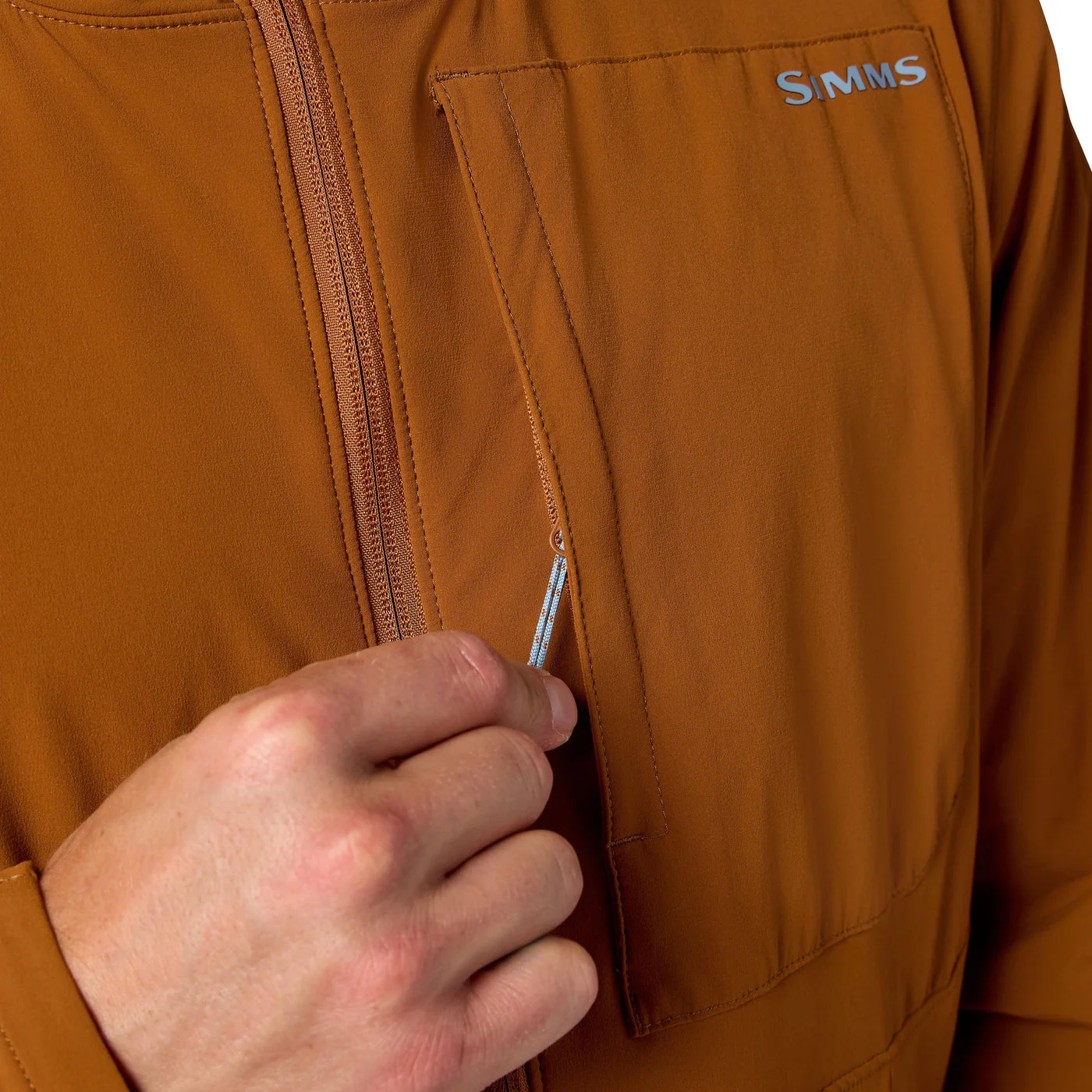 Simms Men's Rogue Flex Half-Zip Pullover Hoody - Image 6