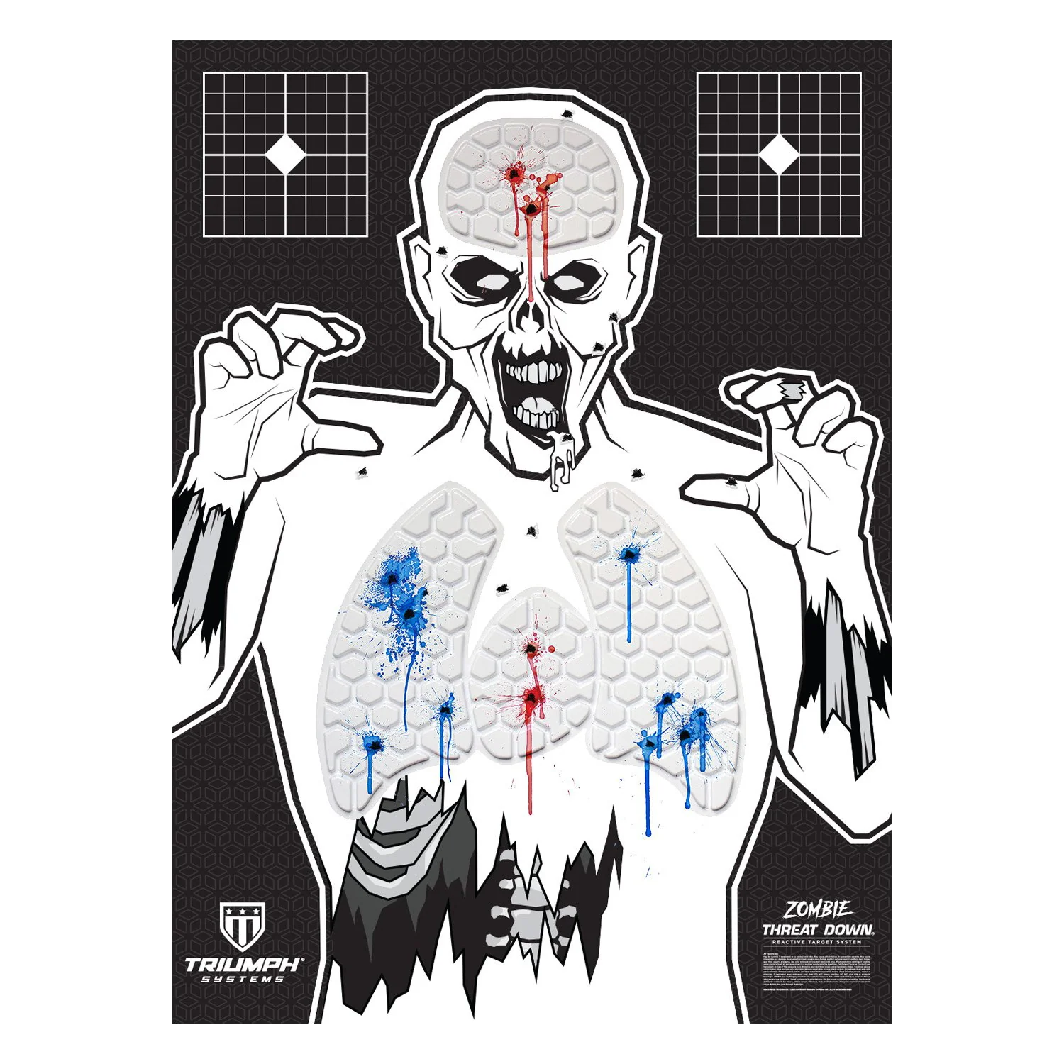 Threat Down Bleeding Zombie Target